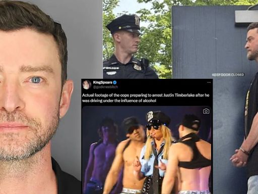 Justin Timberlake’s mugshot released following DUI arrest, internet erupts in hilarious memes