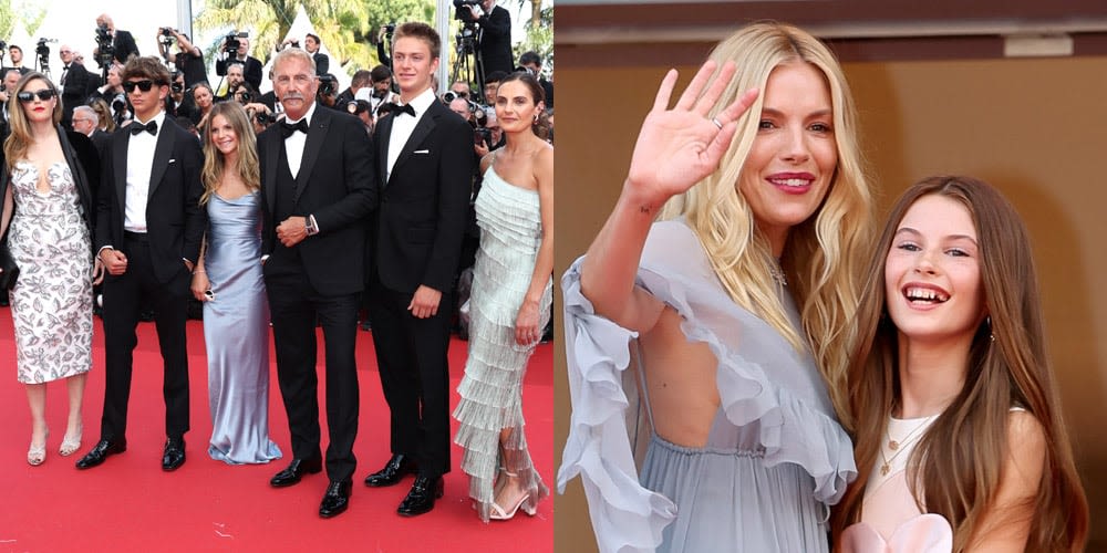 Kevin Costner & Sienna Miller Bring Their Families to ‘Horizon’ Premiere at Cannes Film Festival 2024