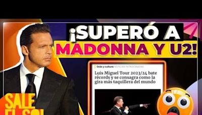 ¡Un logro más! Luis Miguel es el artista con la gira más taquillera del 2024