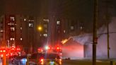 Saturday night at warehouse fire on Main Street near downtown Louisville contained