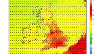 Weather maps reveal when two-day 27C heatwave arrives in UK