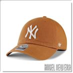 【ANGEL NEW ERA】47 brand MLB NY 紐約 洋基 橘紅色 軟板 老帽 棒球帽 穿搭 潮流