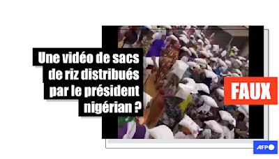 Tinubu distribue du riz aux Nigérians pour calmer les manifestations ? Attention à cette vidéo décontextualisée