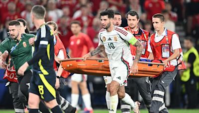 La acusación del capitán de Hungría tras el accionar del servicio médico de la Eurocopa con el jugador que sufrió un duro choque