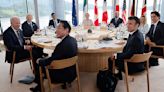 El G7 con Ucrania y Zelenski