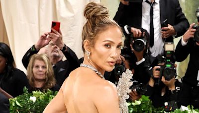 Jennifer Lopez Takes Naked Dressing to New Heights in Sheer Gown at 2024 Met Gala That Took 800+ Hours to Make