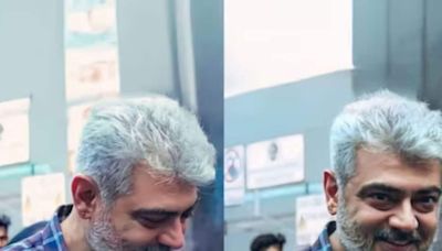 Ajith Kumar’s Sharp And Radiant Look In Chequered Blue Shirt Has Internet’s Attention - News18