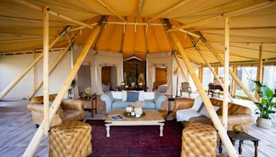 Insanely luxurious Glastonbury tents come with a very high price tag