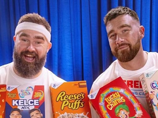 Fans react to Travis, Jason Kelce's new cereal: 'Crime against nature'