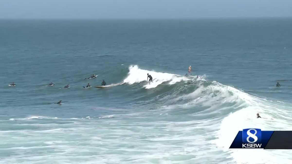 Rising tide and dangerous swells threaten swimmers and surfers on Central Coast