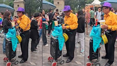 “Que vivan las lesbianas”: señor se hace viral en marcha LGBT+ de CDMX tras cambiar tema de Leo Dan para visibilizar a la comunidad