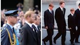 Princes William And Harry Reunite For Somber Walk Behind Queen Elizabeth's Coffin