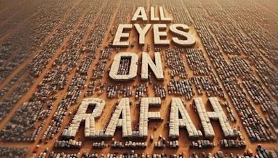 Una imagen que pide “Todos los ojos puestos en Rafah” se está volviendo viral. Pero parece generado por IA