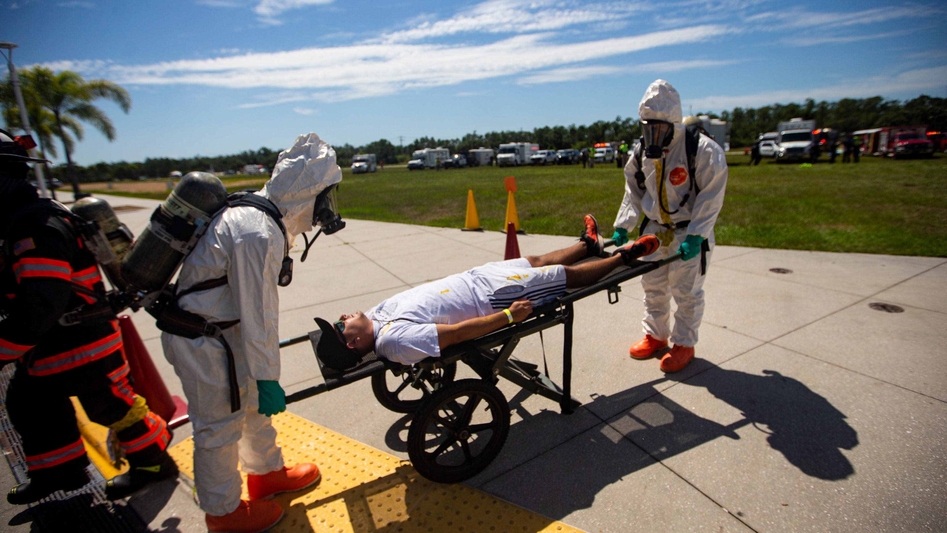 First reponders from 46 agencies take part in mass casualty training exercise at JetBlue Park