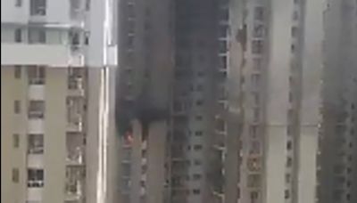 Noida: Fire breaks out at high-rise building in sector 100, none injured