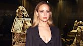 Jennifer Lawrence Puts a Super-Sexy Spin on 3-Piece Suiting at Paris Fashion Week