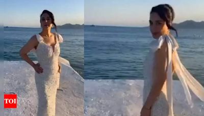 Preity Zinta wins the internet as she looks dreamy in a white shimmer dress at Cannes Film Festival, here's why the actress is there | Hindi Movie News - Times of India