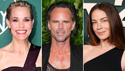 Walton Goggins Laughs with Leslie Bibb, Poses with Michelle Monaghan in “White Lotus” Season 3 Photo Dump