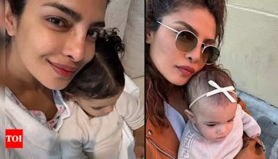 Priyanka Chopra gives a sneak peek into her Sunday as she spends time with Malti Marie in pyjamas and loves it- PIC inside | Hindi Movie News - Times of India