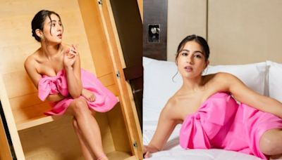 Sara Ali Khan Looks Like A Barbie Doll In Pink Short Dress, Fans Call Her Pretty; See Photos - News18
