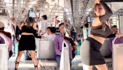 Viral Video: Woman irks passengers with 'Vulger' dance moves inside Mumbai Local train, Netizens react