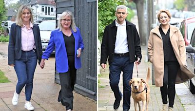 London mayoral election: Sadiq Khan and Susan Hall face anxious wait for result after polls close