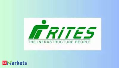 RITES shares soar over 13% ahead of bonus issue announcement - The Economic Times