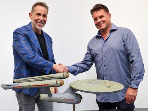 Long-lost model of 'Star Trek' Enterprise makes voyage home
