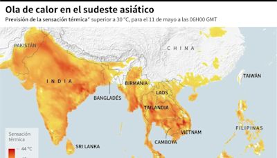 Tailandia suma 61 muertos por una calor extremo desde el comienzo del año