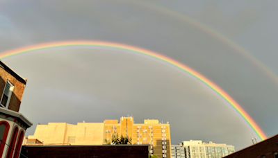 A double rainbow was spotted in Philadelphia and across the Delaware Valley. How rare are they?