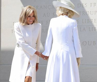D-Day: Peinlicher Moment zwischen Königin Camilla und Brigitte Macron