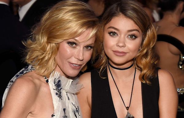 Julie Bowen reflects on supporting Sarah Hyland in past abusive relationship