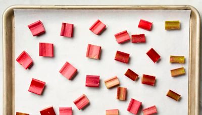 The Easiest Way to Freeze Rhubarb