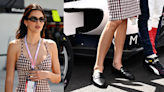 Kendall Jenner Sports Classic Black Loafers to Visit F1 Academy Alongside Tommy Hilfiger