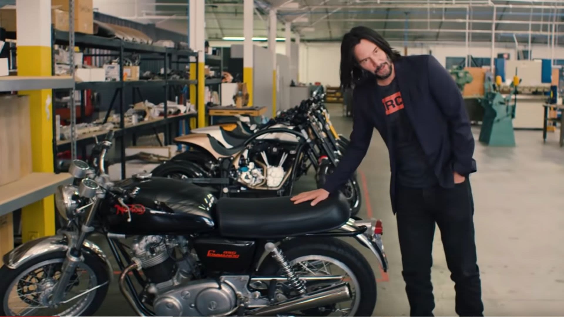 Keanu Reeves’ Motorcycle Collection