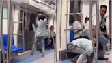 Viral VIDEO: Man Hits Other Commuter With Slipper On His Face During Fierce Fight Inside Delhi Metro Train