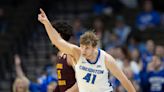 Reserve Isaac Traudt's 18 points lead No. 10 Creighton in a 109-64 rout of Central Michigan