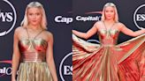 Livvy Dunne Goes for Gold in Disco-worthy Sherri Hill Dress for ESPY Awards 2024