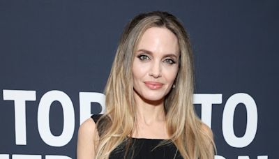 Angelina Jolie Adds Some Drama To a Classic Black Gown in Toronto