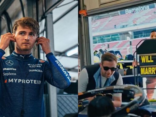 Watch: F1 Fan Proposes to Girlfriend While She Sits in Logan Sargeant's Williams Formula 1 Car