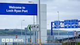 Ferry port worker dies after falling into water at Cairnryan