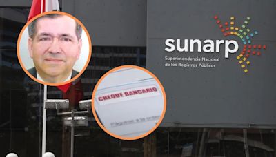 Funcionarios de Sunarp implicados en desvío de más de S/ 2 millones a través de cheques personales