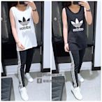 【豬豬老闆】ADIDAS ORIGINALS TREFOIL TANK 休閒 運動 背心 黑DV1509 白DV1508