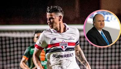 Iván Mejía Álvarez no ve un buen panorama para James Rodríguez en São Paulo: esto dijo el polémico periodista