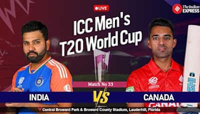 India vs Canada Live Score, T20 World Cup 2024: Will the torrential rain play spoilsport again in Florida for IND vs CAN match?