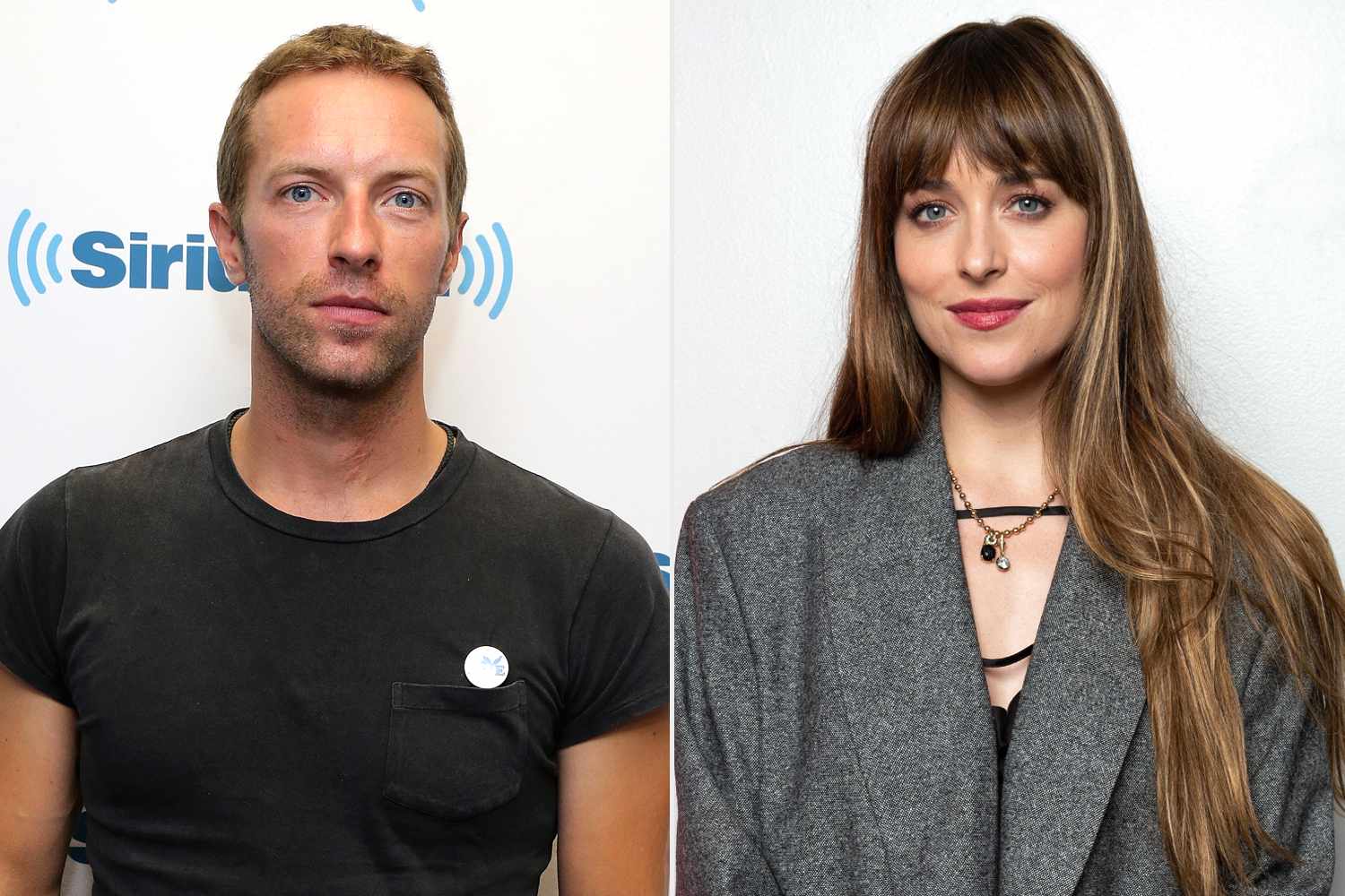 Dakota Johnson Watches Fiancé Chris Martin Perform with Coldplay During Glastonbury Headlining Set