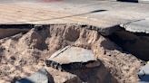 Repairs begin on sinkhole in southwest Las Vegas valley