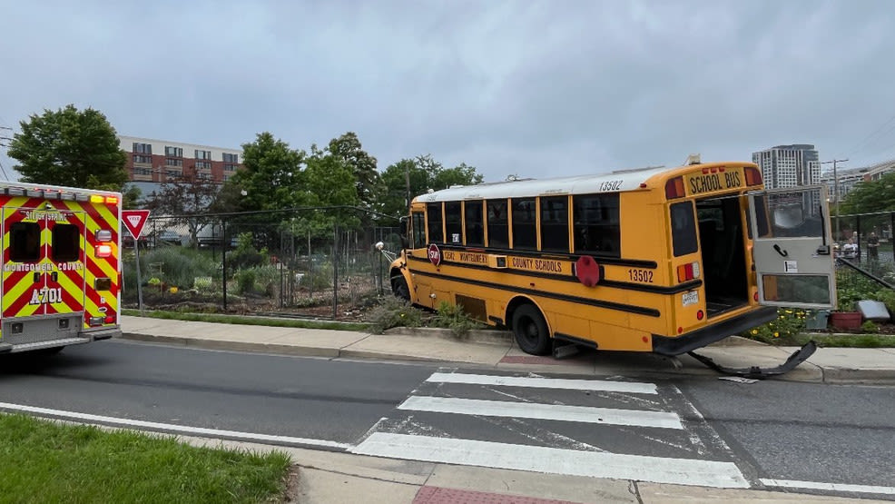 Multiple recent school bus crashes raise concerns in Montgomery County