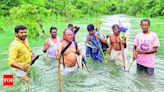 Telangana health officer treks 16km, wades through stream to hand over medicines to tribals | India News - Times of India