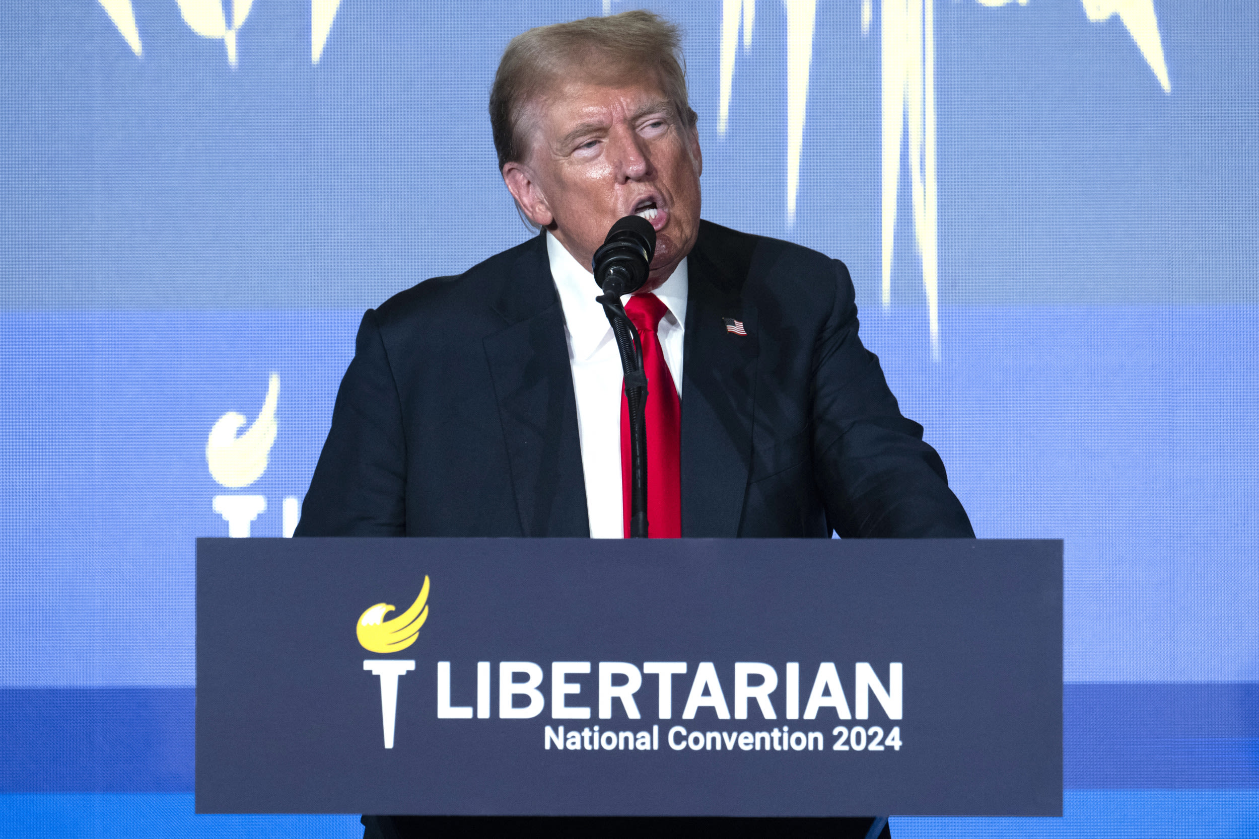 Donald Trump to Libertarian convention: 'Maybe you don't want to win'